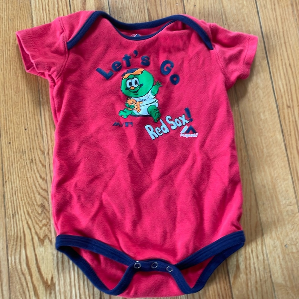 Red Sox Green Monster Baby onesie